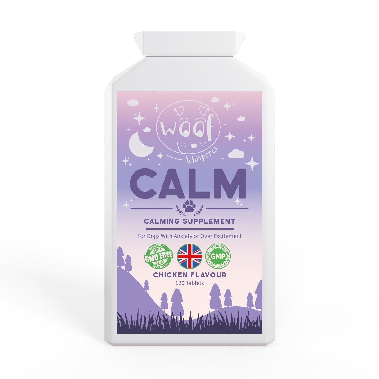 CALM Anxious, Reactive or Hyperactive Dog Supplement – The Woof