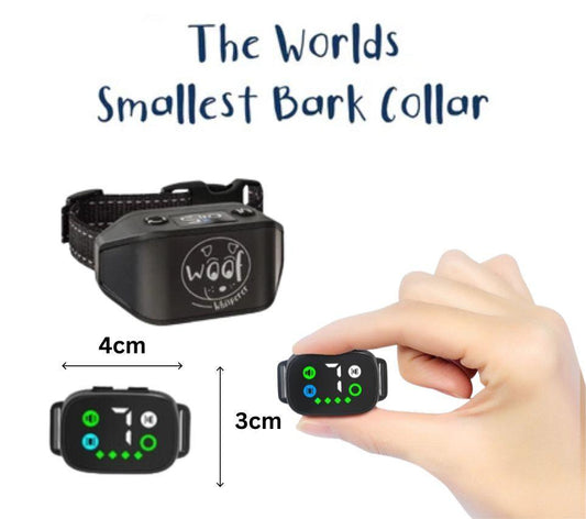 Rechargeable Anti Bark Training Collar - Sound & Vibration - No Shock