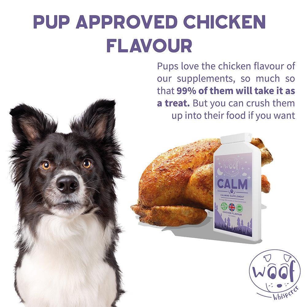 CALM - Anxious, Reactive or Hyperactive Dog Supplement