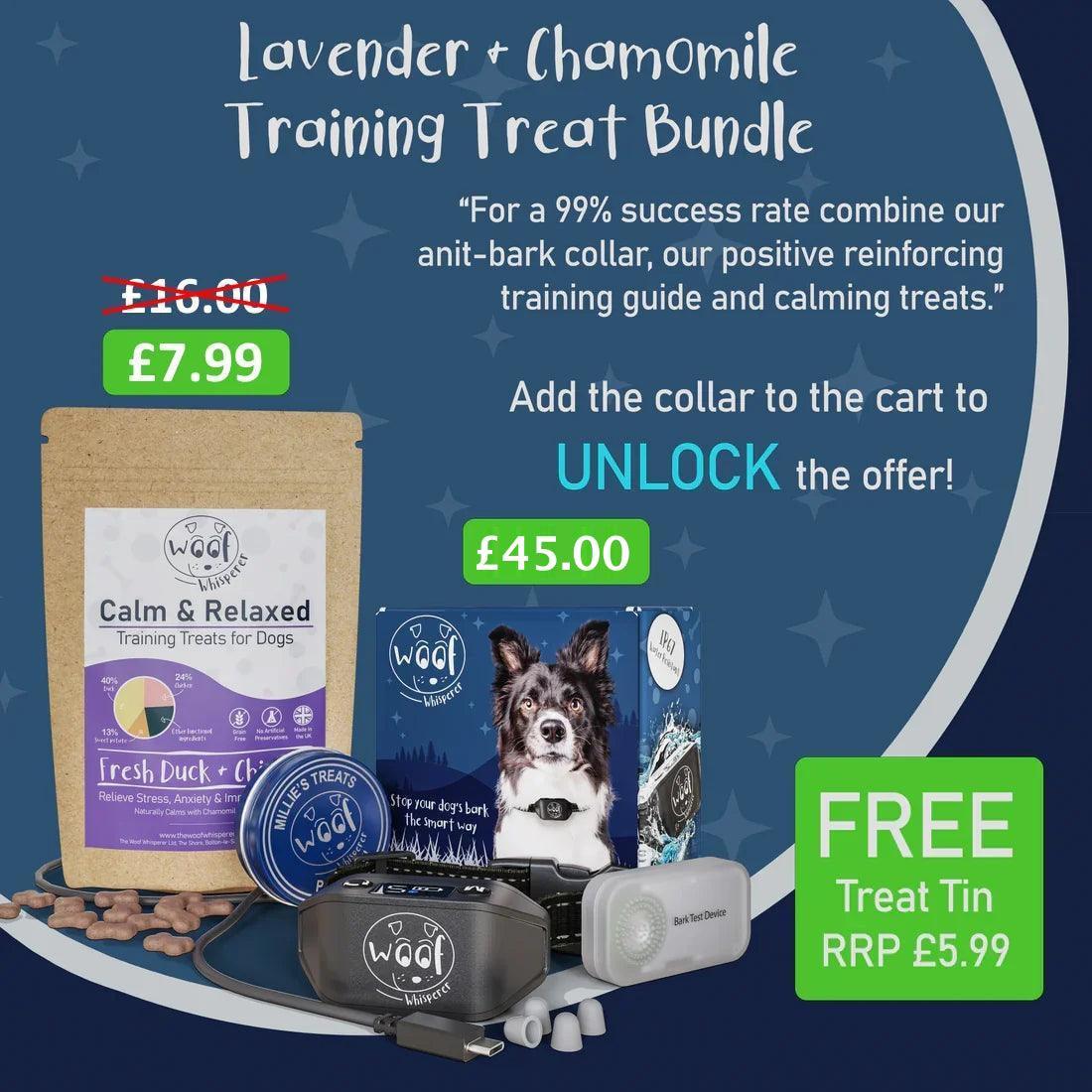 Rechargeable Anti Bark Training Collar - Sound & Vibration - No Shock