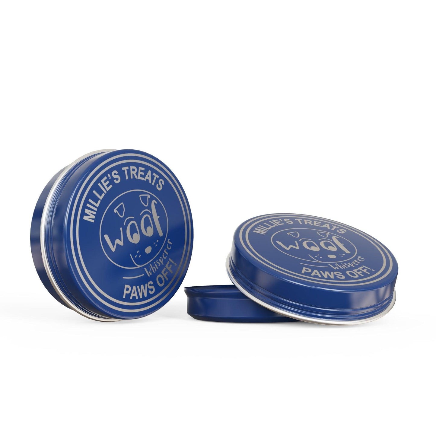 Personalised Dog Treat Tin - Training Aid - Pocket Sized - The Woof Whisperer