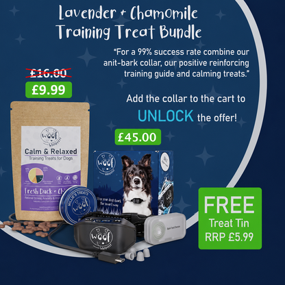 Rechargeable Anti Bark Training Collar - Sound & Vibration - No Shock