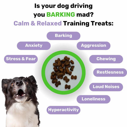 1000 Natural Treats to reduce your dog's Anxiety, Stress & Fear